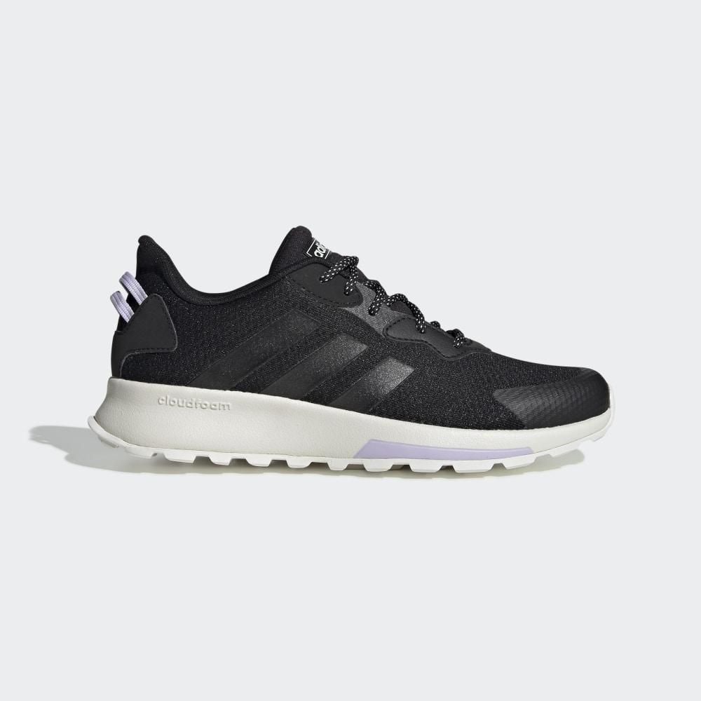 Adidasi Alergare Adidas Quesa Trail X Dama Romania - Negrii/Violet EG4209